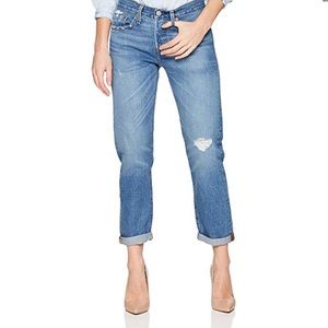 Levi’s medium wash 501 denim